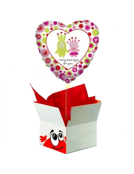 Caja Sorpresa con Globos para San Valentin C007