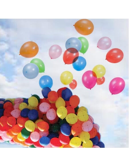 Suelta de globos de látex de 35cm hinchados con helio y Red