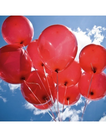 Suelta de globos de látex de 140cm hinchados con helio y Lazo