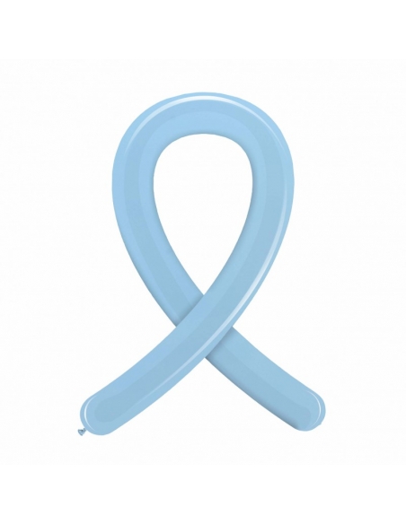 Globos Latex Globoflexia 260 Pastel Azul Baby