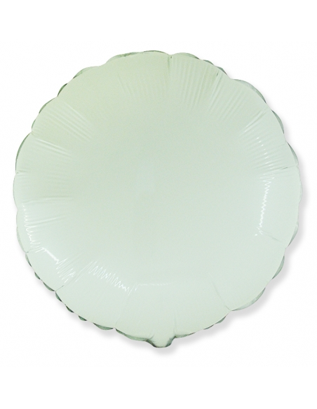 Globo Redondo 78cm Blanco Foil Poliamida