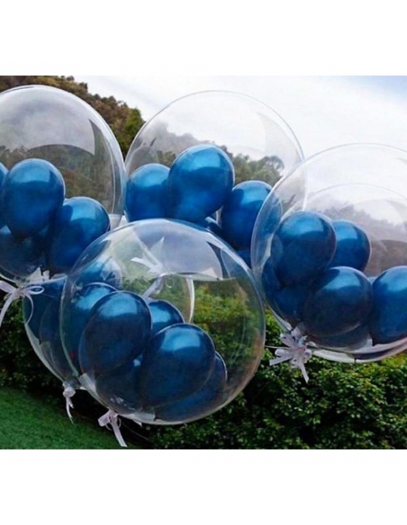 Globo Bubbles Burbuja 60cm Transparente