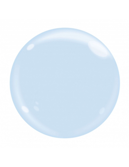 Globo Bubble Burbuja 45cm Transparente Celeste