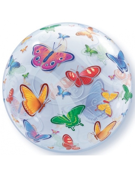Globo Butterflies - Bubble Burbuja 55cm - Q15607