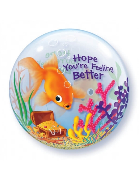 Globo Feeling Better Fish Bowl - Bubble Burbuja 55cm - Q68653