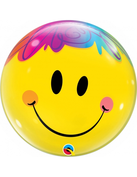 Globo Bright Smile Face - Bubble Burbuja 55cm - Q35173