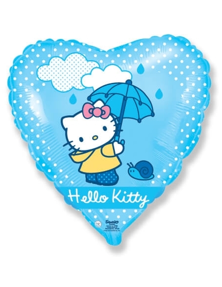Globo Hello Kitty Paraguas - Corazon 45cm Foil Poliamida - F201694