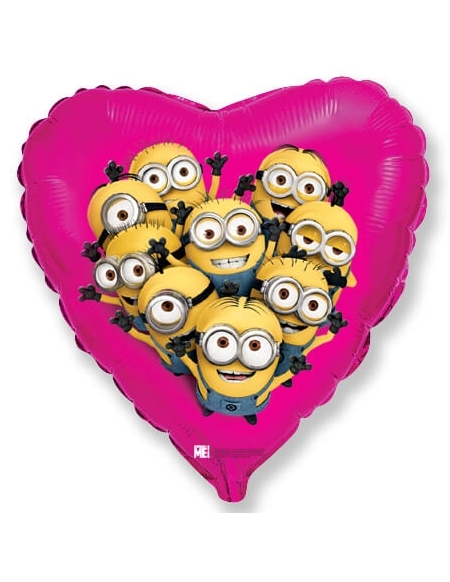 Globo Minions - Corazon 45cm Foil Poliamida - F201699