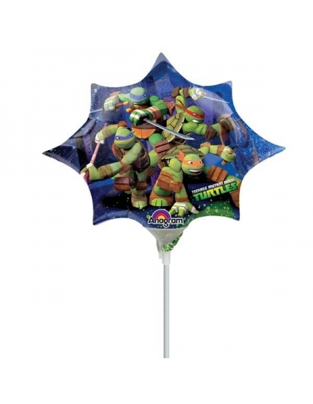 Globo Las Tortugas Ninja - Mini Forma 23cm Foil Poliamida - A2844702