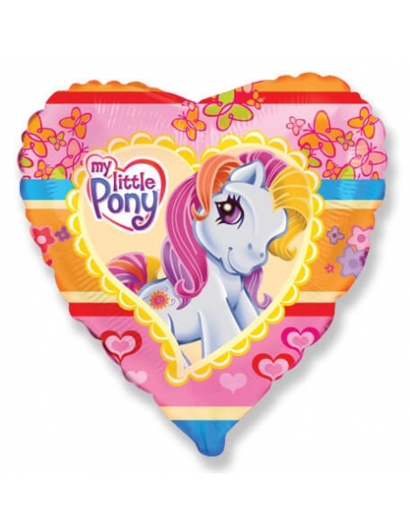 Globo Mi Pequeño Pony - Corazon 45cm Foil Poliamida - F201658