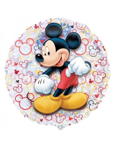 Proverbio cómo utilizar Papá Globos de Helio Mickey Mouse Holografico Redondo 53cm Anagram 3292402