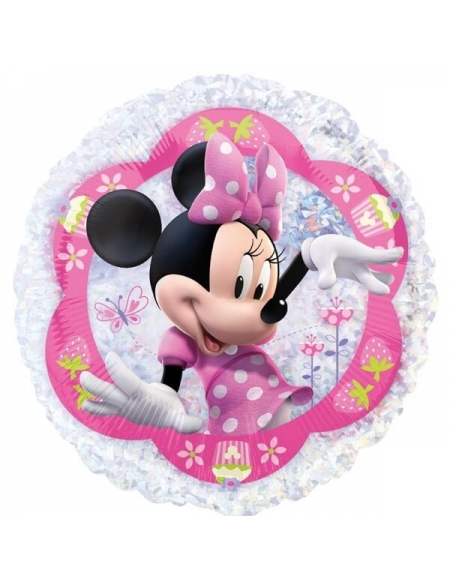 Globo Minnie Mouse Holografico Redondo 53cm Foil Poliamida A3292502