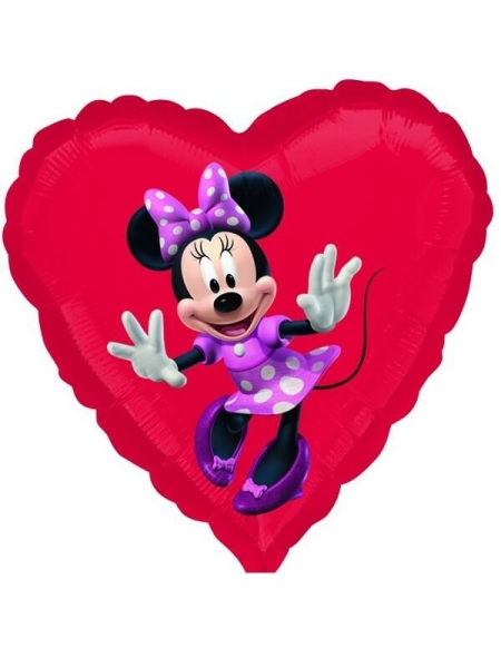 Globo Minnie Mouse - Corazon 45cm Foil Poliamida - A2294402