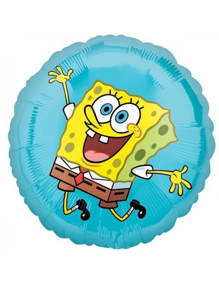 Globo Bob Esponja - Redondo 45cm Foil Poliamida - A2295102