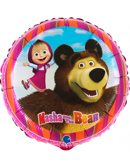 Globo Masha y el Oso Redondo 45cm