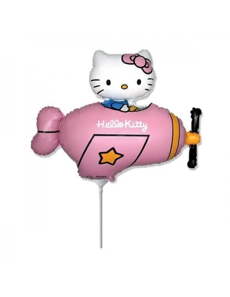 Globo Hello Kitty Avion Rosa Mini Forma