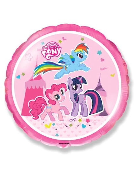 Globo Mi Pequeño Pony Circus Pink Redondo 45cm