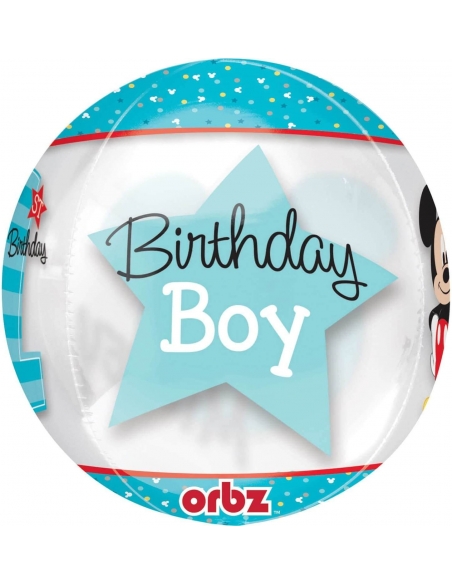 Globo Mickey 1St Birthday Esfera 40cm