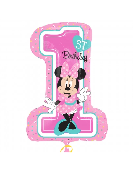 Globo Minnie 1St Birthday Forma 101cm