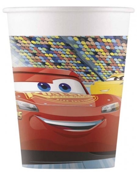 Vasos Papel Cars 3 de 200ml 8 UDS