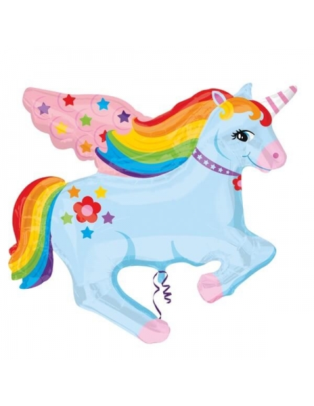 Globo Unicornio Arcoiris - Forma 71cm Foil Poliamida - A2728002