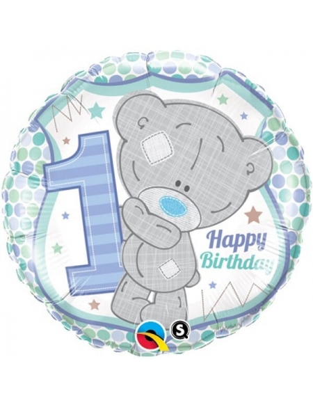 Globo Tiny Tatty Teddy 1St Birthday Boy Redondo 45cm Q20788