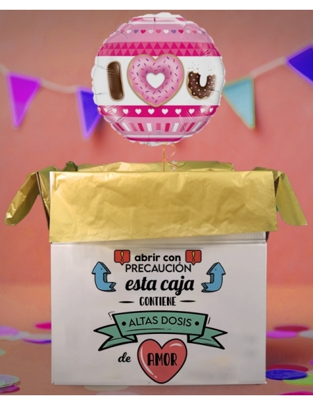 Caja sorpresa I Heart U Donut