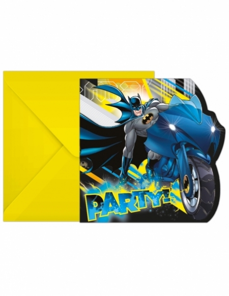 Invitaciones con Sobres Batman Rogue Rage 6 UDS