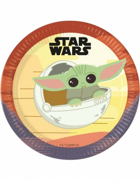 Platos de Papel Star Wars The Mandalorian 8 UDS