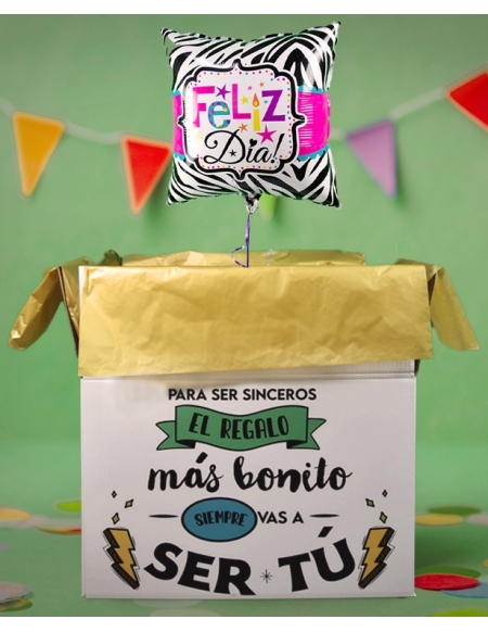 Caja sorpresa para cumpleaños Feliz Día