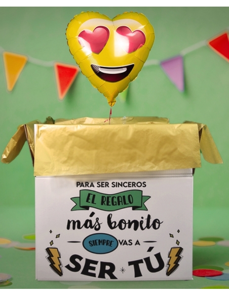 Caja sorpresa Emoji corazón