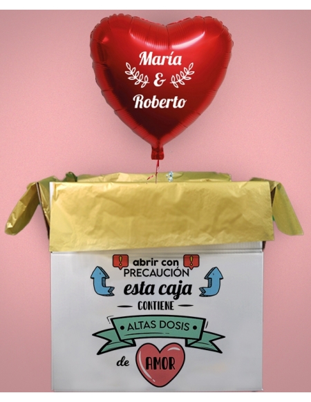 Caja sorpresa San Valentín Personalizada