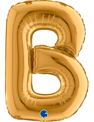 Globo Letra B de 36cm Oro - Foil Poliamida - G14212G