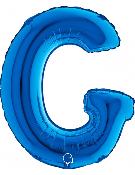 Globo Letra G  de 36cm Azul - Foil Poliamida - G14260B