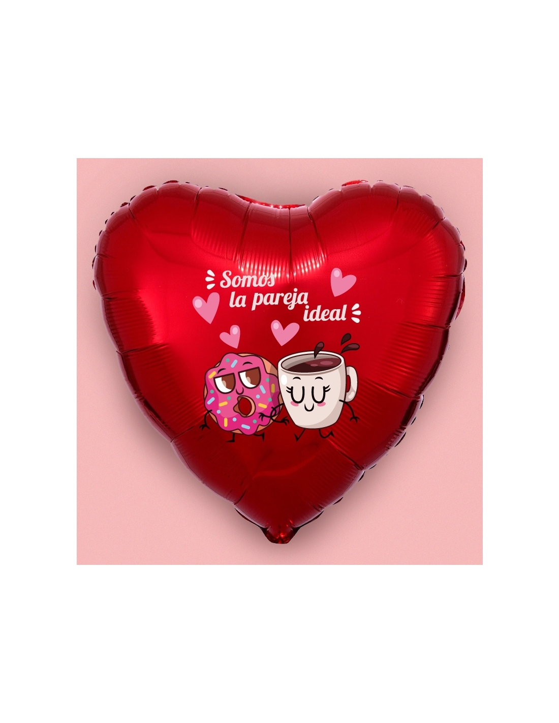 Globo corazón rojo Somos la pareja ideal Globo corazón rojo Somos la pareja ideal