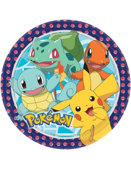 Platos Pokemon de 23cm 8 UDS