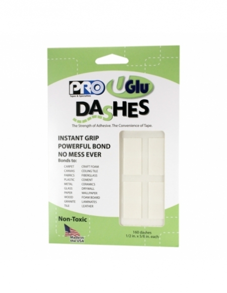 Pegatinas Doble Cara Pro Uglu Dashes 160 Pegatinas de 1.5x1cm