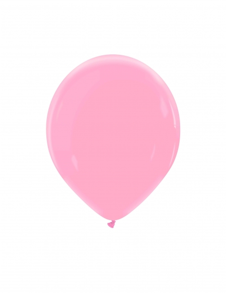 Globo Redondo Premium Pastel 13cm Rosa Chicle - Bolsa 100 UDS