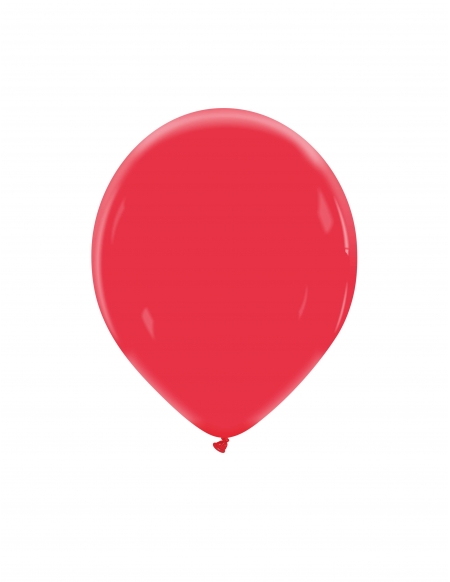 Globo Redondo Premium Pastel 13cm Rojo Cereza - Bolsa 100 UDS