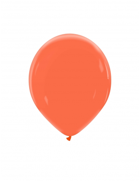 Globo Redondo Premium Pastel 13cm Coral - Bolsa 100 UDS