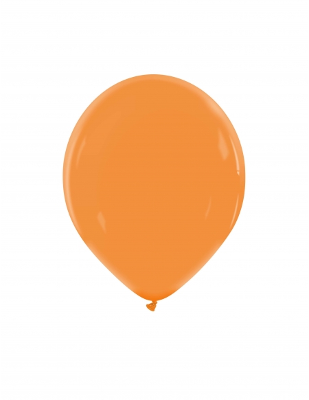 Globo Redondo Premium Pastel 13cm Naranja Calabaza - Bolsa 100 UDS