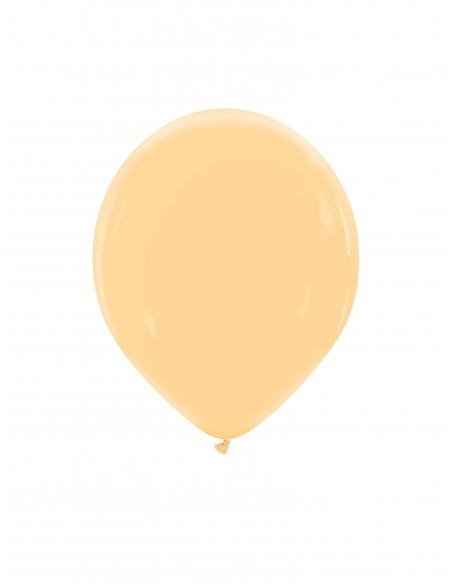 Globo Redondo Premium Pastel 13cm Naranja Albaricoque - Bolsa 100 UDS