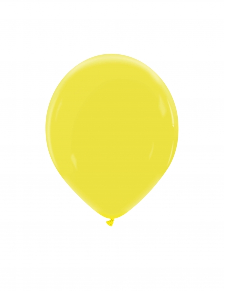 Globo Redondo Premium Pastel 13cm Amarillo Limon - Bolsa 100 UDS