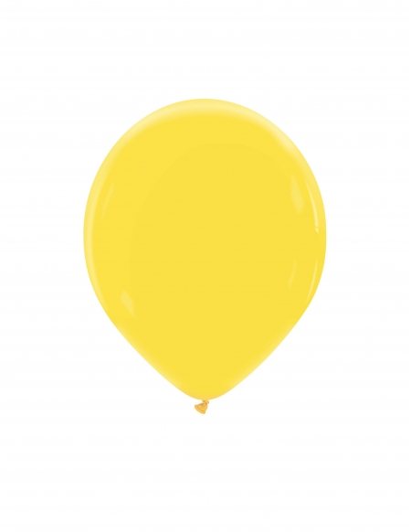 Globo Redondo Premium Pastel 13cm Amarillo Mango - Bolsa 100 UDS