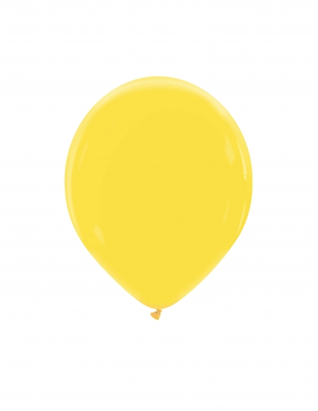 Globo Redondo Premium Pastel 13cm Amarillo Mango - Bolsa 100 UDS