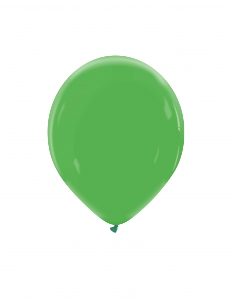 Globo Redondo Premium Pastel 13cm Verde Cocodrilo - Bolsa 100 UDS