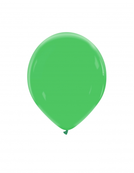 Globo Redondo Premium Pastel 13cm Verde Trebol - Bolsa 100 UDS