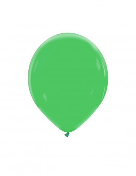 Globo Redondo Premium Pastel 13cm Verde Trebol - Bolsa 100 UDS