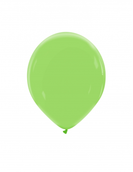 Globo Redondo Premium Pastel 13cm Verde Albahaca - Bolsa 100 UDS