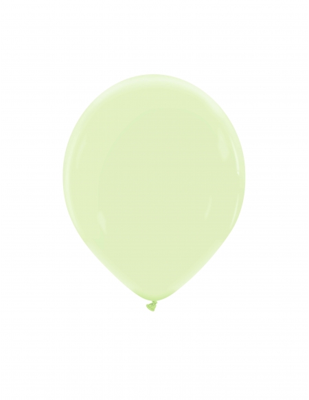 Globo Redondo Premium Pastel 13cm Verde Te - Bolsa 100 UDS